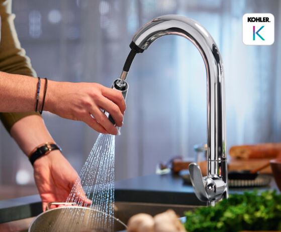 Kohler faucet is part of smart tech for kitchens