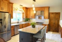 Hickory Kitchen from Brighton Cabinetry